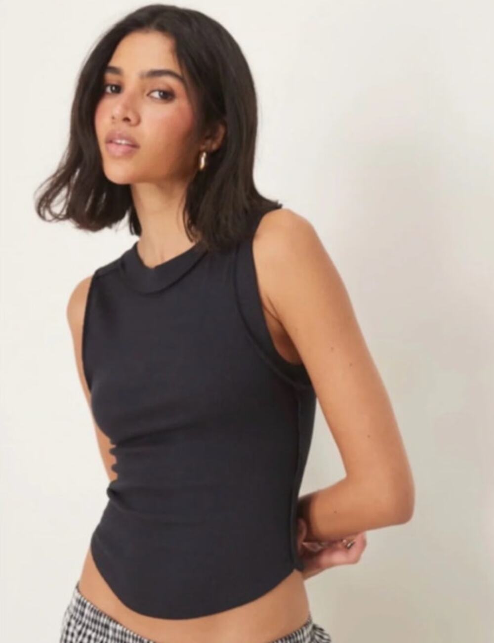 NEW! We The Free 'Kate' Ribbed Tank in BLACK (M)